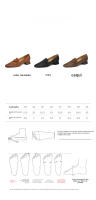 Zapatos pequeños de punta cuadrada estilo francés para mujer, tacón bajo, tacón grueso, zapatos pequeños de cuero - details 4
