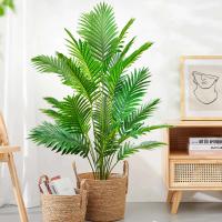 Palmera de Plástico Verde Planta Falsa Tropical para Jardín en Casa Ramas de 49.2 pulgadas - details 17