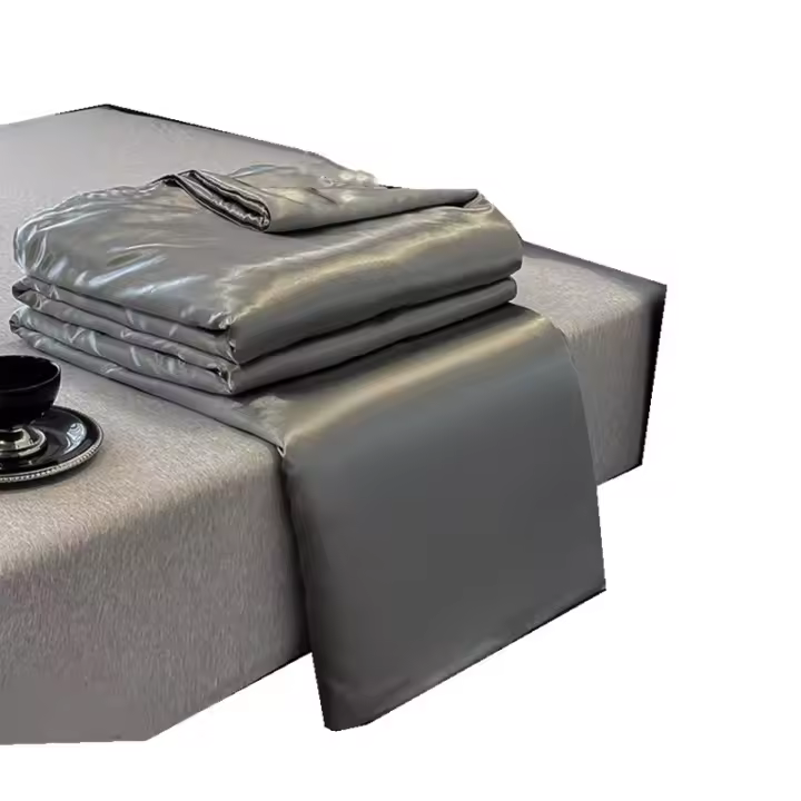 Bonenjoy Edredón sedoso, edredón con sensación fresca, manta de verano, edredón de estilo lujoso, colcha agradable para la piel para el hogar (sin funda de almohada) - 1