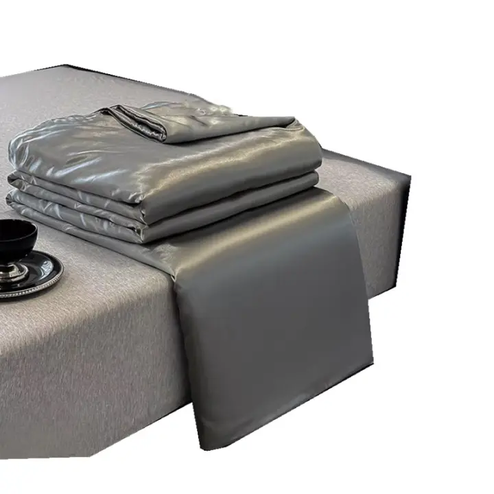 Bonenjoy Edredón sedoso, edredón con sensación fresca, manta de verano, edredón de estilo lujoso, colcha agradable para la piel para el hogar (sin funda de almohada) - 1