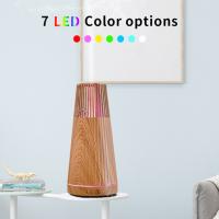 Humidificador de aire eléctrico, difusor de aceites esenciales con Control remoto, minigenerador de niebla de grano de madera y luz LED A - details 5