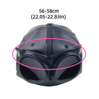 Gafas de sol de cuero PU que combinan con todo, sombrero, ropa de calle bonita, gorra con visera, sombrero para el sol de estilo coreano con personalidad, Unisex - details 0