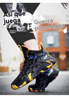Zapatillas de baloncesto ligeras con plantillas resistentes al desgaste y que absorben los golpes, zapatillas antideslizantes para hombre en verano. - details 2