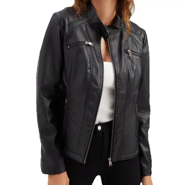 Marrn Cazadora Polipiel Chaquetas Piel Tallas Grandes Cazadora