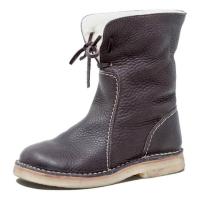 Botas Martin de moda de invierno para mujer, zapatos planos de bota corta para mujer - details 0