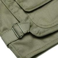 Chaleco Ligero para Hombres Color Sólido, Sin Mangas, Cuello en V, Múltiples Bolsillos, Para Primavera y Otoño - details 12