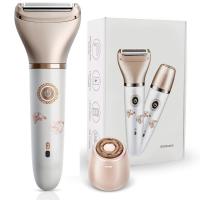 Maquinilla de afeitar eléctrica para mujer - Afeitadora facial y corporal 2 en 1 para mujer Bikin - details 0