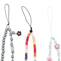 Cordón de teléfono con cuentas hecho a mano, correa de muñeca con cuentas, cadena de teléfono con perlas, eslinga antipérdida colorida, accesorios para teléfono móvil - details 10