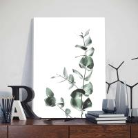 Cuadros de Pared Nórdicos de Agua Colorida en Lienzo con Marcos y Hojas de Planta Sage Verde 3pcs Decoración Moderna para Habitación Arte de Pared con Imágenes de DHROOM Material de Lienzo Sin Marco - details 13