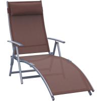 Sillón de Jardín Plegable con Resalto Ajustable 7 Niveles Carga de 165kg - details 27