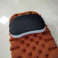 Almohada inflable de viaje ultraligera, funda extraíble, almohada para mochilero, almohadas para avión y coche para mochilero, caminata y Camping - details 2