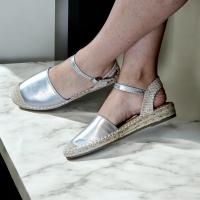 Zapatos de Verano de Lona de Yute con Tacón de Cuña Bajo y Hebilla Sencilla - details 15