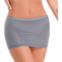 Minifalda BO elástica de tubo transparente para mujer, transparente, con lazo en la cadera, sexy, adecuada para discotecas - details 6