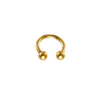 Piercing Circular de acero inoxidable para el cuerpo, anillo quirúrgico de 2 piezas x 4 colores, para la nariz, labio, BCR, Tragus - details 6
