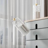 Plástico 360 ° Soporte giratorio para brochas de maquillaje, caja de almacenamiento de cosméticos a prueba de polvo de gran capacidad con tapa, organizador de maquillaje, tocador - details 6