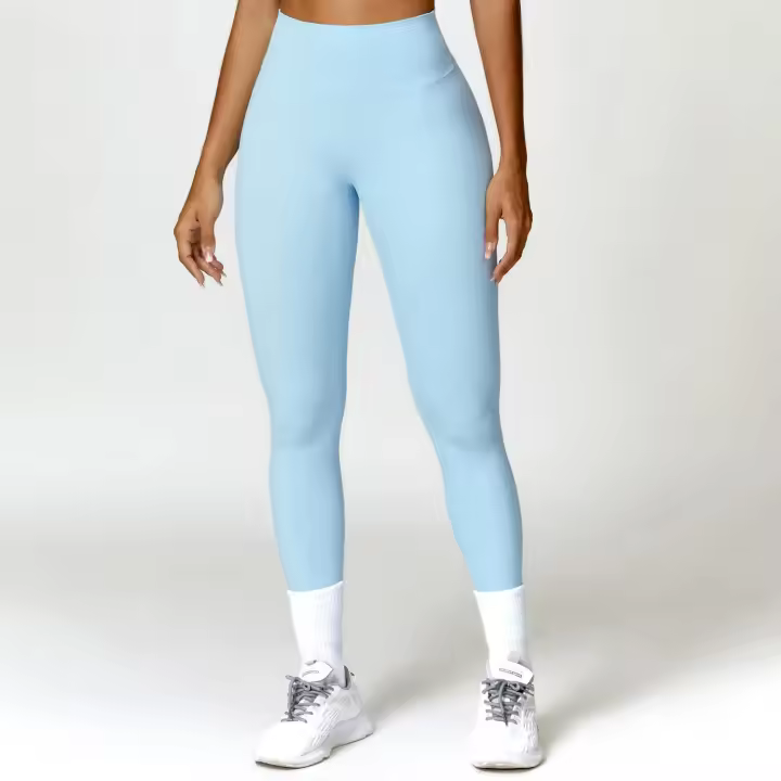 Pantalones de yoga ajustados de secado rápido, chorro de arena, estiramiento abdominal, levantamiento de cadera, pantalones deportivos de cintura alta, pantalones deportivos para correr - 1