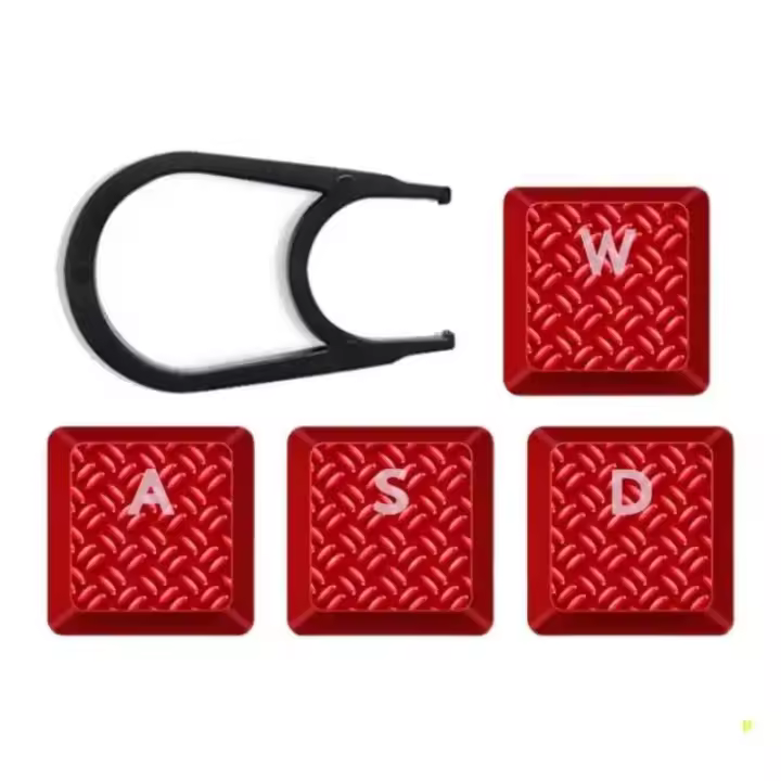 4 Uds. De teclas para videojuegos, duraderas, WASD, perfil OEM, cubierta antideslizante, tapa de llave translúcida para G913 G915 G813 G815 F19e - 1
