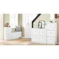 Baul almacenaje para Dormitorio L104 x P24 x H52cm Blanco FSR64-W ES - details 4