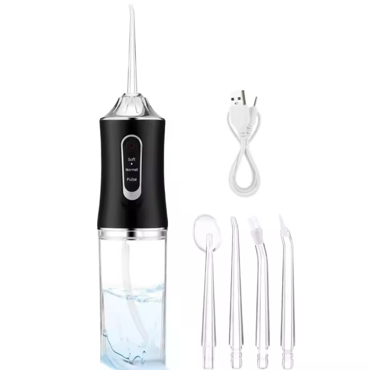 Irrigador dental de agua para limpieza de dientes,3 modos, irrigador oral recargable, PX7 impermeable,para niños y adultos - 1