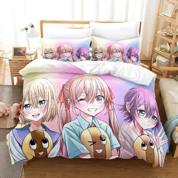 Nuevo juego de cama de Anime A Couple Of Cuckoos, juego de cama individual, doble, tamaño Queen y King, juegos de fundas de edredón para dormitorio de adultos, Textiles para el hogar - 1
