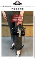 Marca Hong Kong2025Bolso de mano de lujo para mujer, bolso cuadrado pequeño de artículos genuinos de rombo, bolso de mano a juego de estilo occidental Premium - details 4