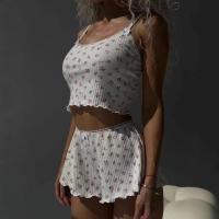 Pijama estilo occidental con tirantes finos - details 0