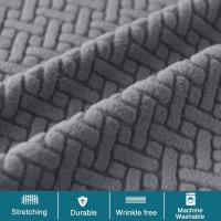 Funda elástica de Jacquard para banco de comedor, funda extraíble antipolvo para sala de estar, Protector de asiento de banco lavable - details 4