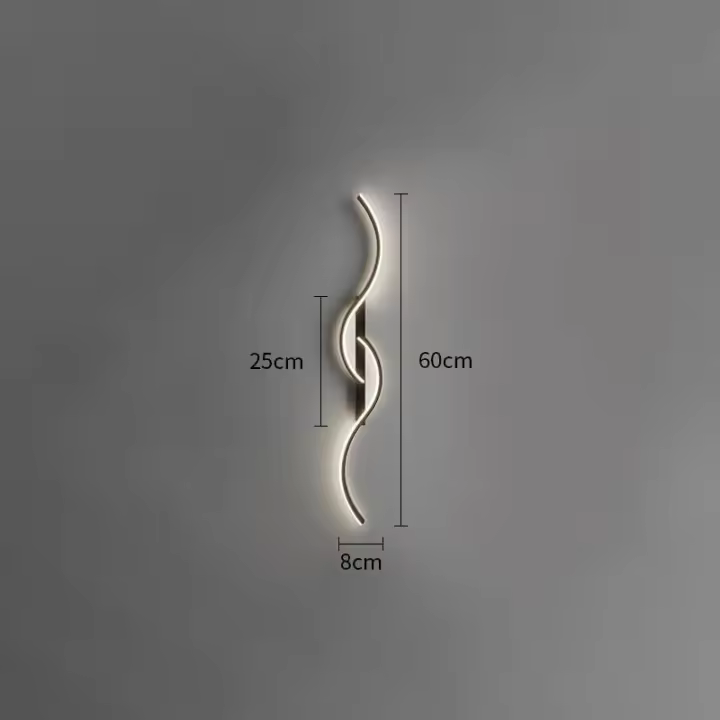 Lámpara De Pared Nórdica Moderna, Luz LED Decorativa Para Sala De Estar - 1