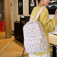 Mochila con lazo de nailon, bolso escolar ligero de gran capacidad para estudiantes, bolsa de almacenamiento, bolso de hombro para adolescentes de estilo japonés, viaje - details 13