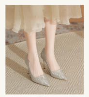 Zapatos de novia principal 2025 diseño francés Tacones altos y estilizados - details 3