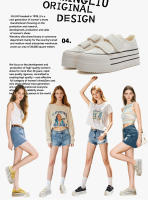 Nueva plataforma zapato blanco superior transpirable muffin zapatos casual versátil solo zapatos Velcro zapatos de las mujeres - details 2