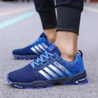 Zapatillas de deporte Unisex para correr al aire libre, Zapatos transpirables informales para caminar, antideslizantes, cómodas, tenis para hombre - details 25