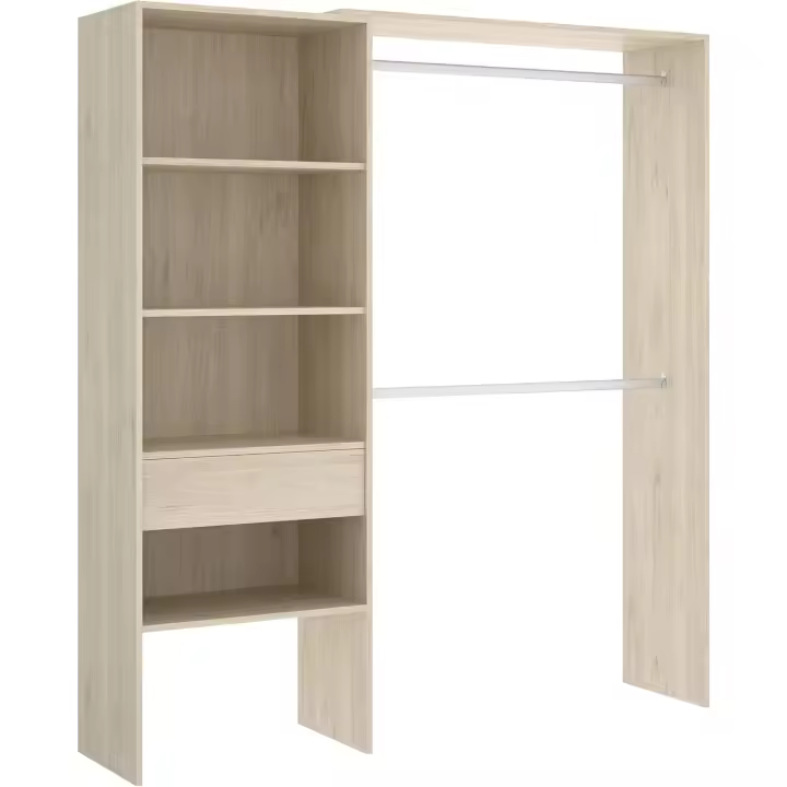 Armarios abiertos, armarios de dormitorio, armarios para la ropa. - 1