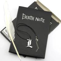 Juego de Cuaderno de Anime Death Note, diario de cuero coleccionable, cuaderno escolar grande, diario de escritura con tema de Anime - details 1