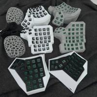 Dactyl Manuform Split Keyboard Kit Hotswap Cableado Modo Único con Plam Rest Custom 6x7 / 4x6 / 5x7 Vial de Teclado Mecánico Dividido Cable doble tipo C Teclado gris negro blanco Accesorios para juegos - details 14