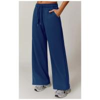 Pantalones deportivos de pierna ancha para mujer, pantalones deportivos holgados de cintura alta, pantalones térmicos informales, ropa deportiva para gimnasio, pantalones deportivos informales. - details 8