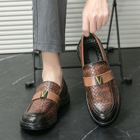 Zapatos Formales para Hombres Hechos a Mano Suela Gruesa PU Aumento de Altura - details 12