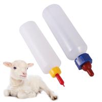 Botella de ordeño de cordero de 400ml/500ml de capacidad, bebedero de pezón, lechón de plástico, bebedero de alimentación de oveja y cabra, equipo veterinario, 1 unidad - details 0