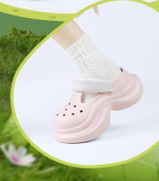 Xiaoman Zapatos con agujeros en la cintura para mujer, novedad de verano, súper populares, versátiles, suela gruesa, aumento de altura, antideslizantes, informales - details 16