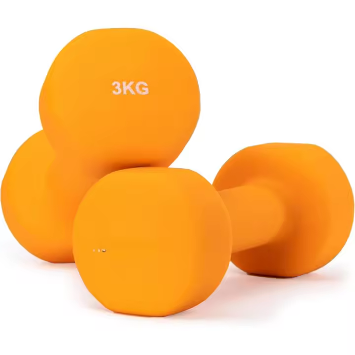 Mancuernas A3 con Ejercicios Agarre Cómodo, Resistente al Sudor, Tecnología anti-roll - 1