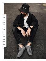 Zapatillas de deporte de cuero para hombre, zapatos informales para caminar al aire libre, fondo suave para las cuatro estaciones - details 17