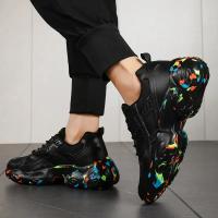 Zapatos informales para hombre, calzado para correr al aire libre, zapatos deportivos transpirables de malla, zapatos para papá, zapatos de malla con cordones, zapatillas de deporte para hombre primavera 2024 - details 6