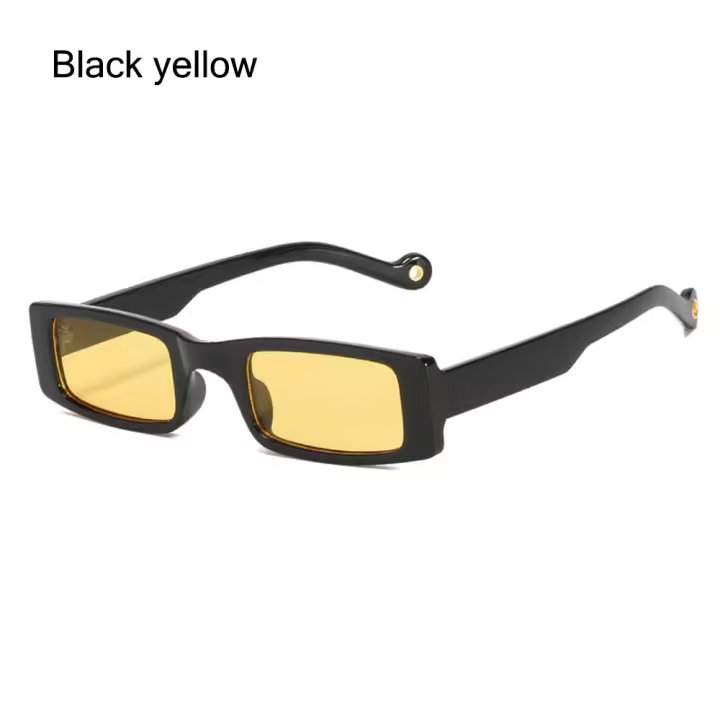 Gafas de sol cuadradas Retro con protección UV, lentes rectangulares para mujer - 1