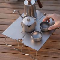 Mesa plegable de titanio para barbacoa de camping, picnic al aire libre, mochilero - details 2