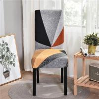 Funda geométrica de LICRA elástica, fundas elásticas para sillas para bodas, hoteles, banquetes y comedores - details 3