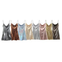 OUWU- Vestido elegante sin tirantes con espalda descubierta en tonos metálicos multicolor de moda Primavera 2025 Ropa de mujer - details 1