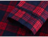 Trajes de casa para hombre, pantalones de manga larga, trajes para Otoño e Invierno, Pijamas para hombre, pijamas de franela con diseño a cuadros para hombre - details 16