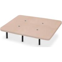 Base Tapizada 80x190 cm |   Tejido 3D en Color Beige |   Incluye Válvulas de Transpiración |   Juego de 6 Patas de 26 cm - details 1