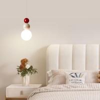 Lámpara colgante de techo con forma de globo, luz LED moderna de estilo crema francés, accesorio de iluminación para comedor y cocina, mediados de siglo - details 1