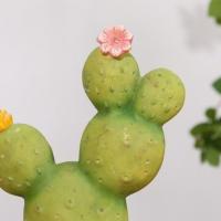 Estatua de Cactus verde creativa, figuras de Cactus en miniatura resistentes a la intemperie, adornos de Cactus hechos a mano resistentes a los rayos UV, decoración interior - details 3